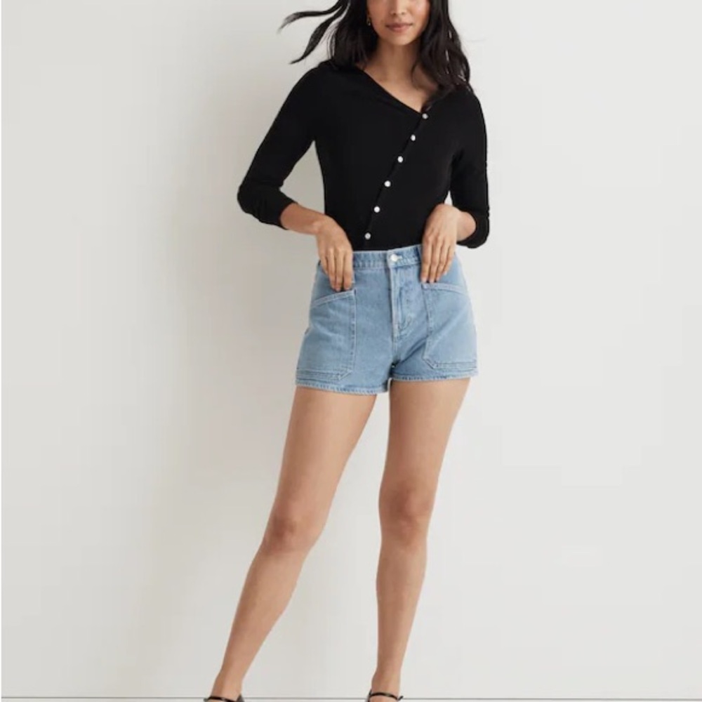 Madewell the perfect Blue Denim Women's Shorts